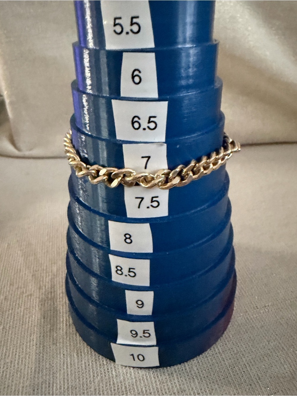 Two GoldTone Chain Link Bracelet - Picture 6 of 6
